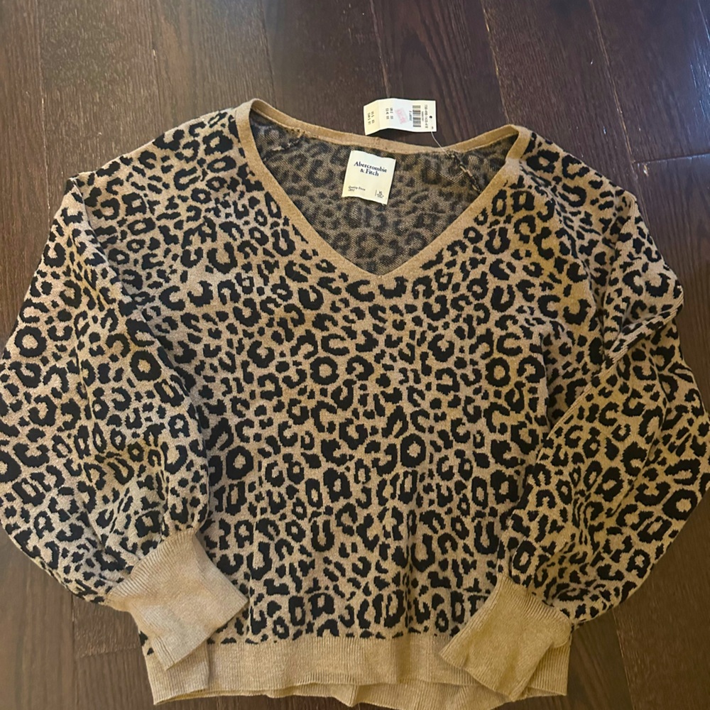Abercrombie & Fitch Leopard Sweater